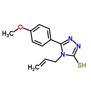 4-Allyl-5-(4-methoxyphenyl)-4H-1,2,4-triazole-3-thiol Structure,88614-18-0Structure