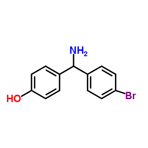 1-(4-Bromophenyl)-1-(4-hydroxyphenyl)methylamine Structure,886362-83-0Structure