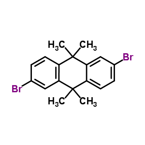 2,6-Dibromo-9,9,10,10-tetramethyl-9,10-dihydro-anthracene Structure,886363-70-8Structure