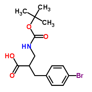 2-N-boc-2-aminomethyl-3-(4-bromo-phenyl)-propionic acid Structure,886364-20-1Structure