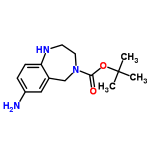 Tert-butyl7-amino-2,3-dihydro-1h-benzo[e][1,4]diazepine-4(5h)-carboxylate Structure,886364-45-0Structure