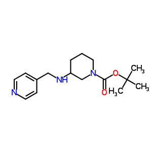 1-Boc-3-n-(pyridin-4-ylmethyl)-amino-piperidine Structure,886364-97-2Structure