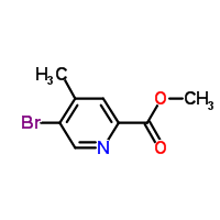 5-Bromo-4-methylpyridine-2-carboxylic acid methyl ester Structure,886365-06-6Structure