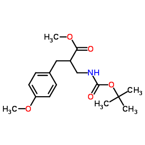 Methyl 2-n-boc-2-aminomethyl-3-(4-methoxy-phenyl)-propionate Structure,886366-52-5Structure