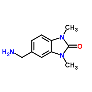 5-(Aminomethyl)-1,3-dimethyl-1,3-dihydro-2H-benzimidazol-2-one Structure,886508-53-8Structure