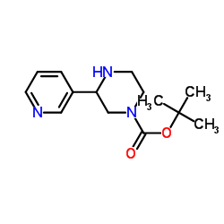 Tert-butyl 3-(pyridin-3-yl)piperazine-1-carboxylate Structure,886771-02-4Structure