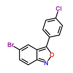 5-Bromo-3-(4-chlorophenyl)-2,1-benzisoxazole Structure,887-90-1Structure