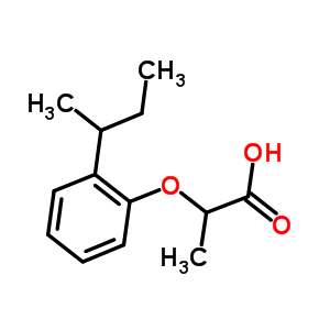 2-[2-(Sec-Butyl)phenoxy]propanoic acid Structure,887029-70-1Structure