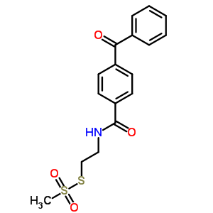 Benzophenone-4-carboxamidoethyl methanethiosulfonate Structure,887352-65-0Structure