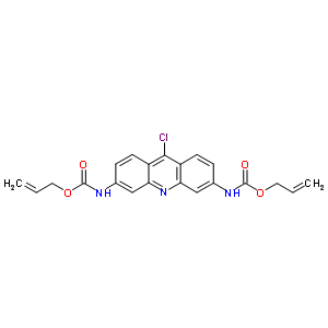 2,7-Bis(alloxycarbonylamino)-9-chloroacridine Structure,887353-21-1Structure