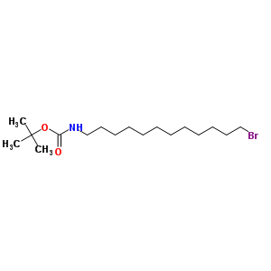 12-(T-boc-amino)-1-dodecyl bromide Structure,887353-35-7Structure