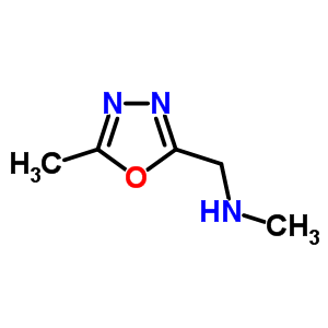 N-Methyl-N-[(5-methyl-1,3,4-oxadiazol-2-yl)methyl]amine hydrochloride Structure,887405-27-8Structure