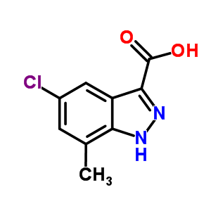 5-Chloro-7-methyl-1h-indazole-3-carboxylic acid Structure,887578-97-4Structure