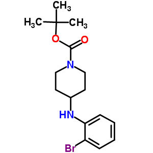 1-Boc-4-(2-bromo-phenylamino)-piperidine Structure,887583-70-2Structure