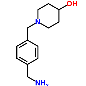 1-(4-Aminomethyl-benzyl)-piperidin-4-ol Structure,887588-67-2Structure