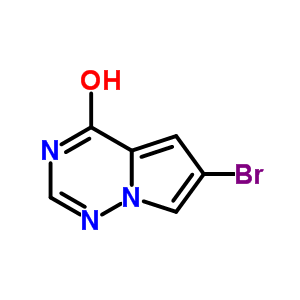 6-Bromopyrrolo[2,1-f][1,2,4]triazin-4(3h)-one Structure,888721-83-3Structure