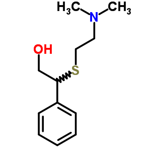 Benzeneethanol, b-[[2-(dimethylamino)ethyl]thio]- Structure,88889-92-3Structure