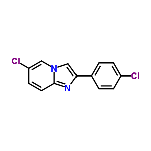 6-Chloro-2-(4-chlorophenyl)imidazo[1,2-a]pyridine Structure,88964-99-2Structure