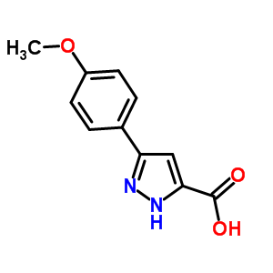 3-(4-Methoxyphenyl)-1H-pyrazole-5-carboxylic acid Structure,890006-68-5Structure