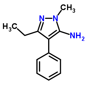 3-Ethyl-1-methyl-4-phenyl-1h-pyrazol-5-amine Structure,890014-40-1Structure