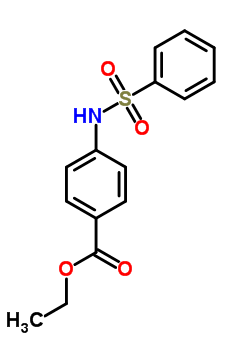 Ethyl 4-(benzenesulfonylamino)benzoate Structure,89113-18-8Structure