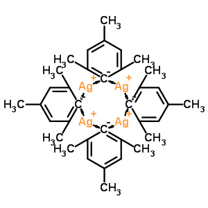 1,3,5-Trimethylbenzene silver complex Structure,89265-09-8Structure