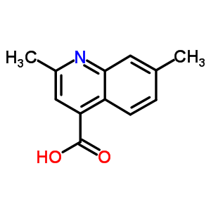 2,7-Dimethylquinoline-4-carboxylic acid Structure,892674-22-5Structure