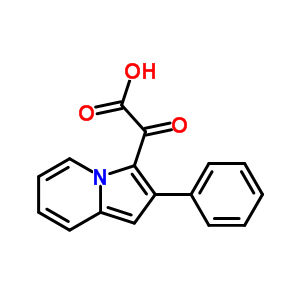 Oxo(2-phenyl-3-indolizinyl)acetic acid Structure,892691-05-3Structure