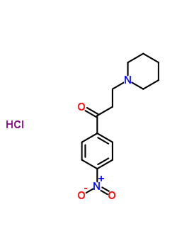 4-Nitro-3-(1-piperidyl)propiophenone hydrochloride Structure,893-53-8Structure