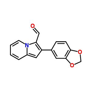 2-(1,3-Benzodioxol-5-yl)indolizine-3-carboxaldehyde Structure,893612-89-0Structure