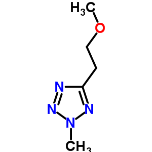 2H-tetrazole,5-(2-methoxyethyl)-2-methyl- Structure,89365-14-0Structure