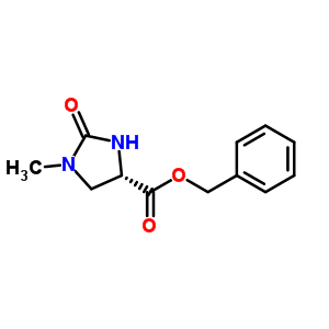 (S)-1-methyl-2-oxo-imidazolidine-4-carboxylic acid benzyl ester Structure,89371-35-7Structure