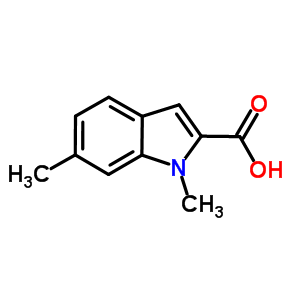 1,6-Dimethyl-1H-indole-2-carboxylic acid Structure,893730-44-4Structure