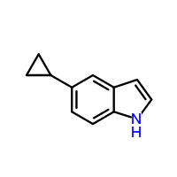 1H-indole, 5-cyclopropyl- Structure,893739-92-9Structure