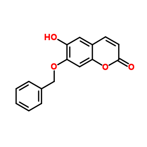 6,7-Dihydroxycoumarin-7-benzyl ether Structure,895-61-4Structure