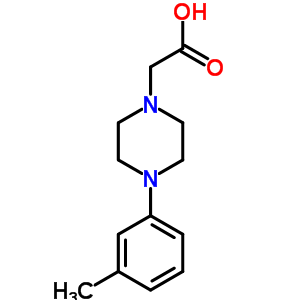 [4-(3-Methylphenyl)piperazin-1-yl]acetic acid 2hcl Structure,896523-47-0Structure