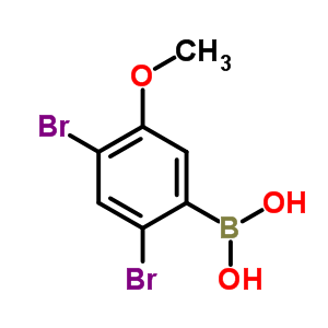 (2,4-Dibromo-5-methoxy)benzeneboronic acid Structure,89677-46-3Structure