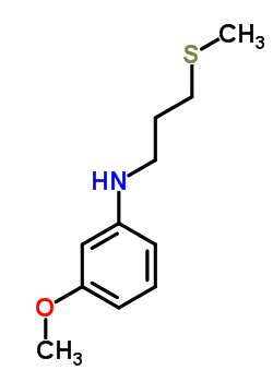 3-Methoxy-n-(3-methylsulfanylpropyl)aniline Structure,89804-74-0Structure