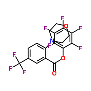 Pentafluorophenyl 2-morpholino-5-(trifluoromethyl)benzoate Structure,898289-52-6Structure