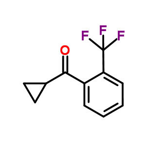 Cyclopropyl-[2-(trifluoromethyl)phenyl]methanone Structure,898790-12-0Structure