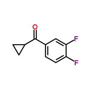 Cyclopropyl-(3,4-difluorophenyl)methanone Structure,898790-32-4Structure