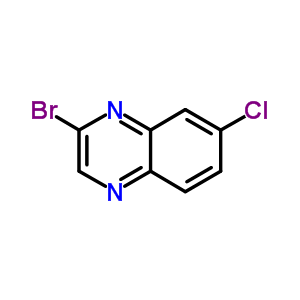 Quinoxaline, 2-bromo-7-chloro- Structure,89891-64-5Structure