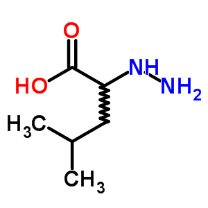 2-Hydrazinyl-4-methyl-pentanoic acid Structure,89937-51-9Structure