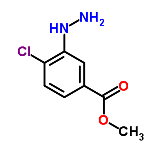 4-Chloro-3-hydrazinobenzoic acid methyl ester Structure,89981-25-9Structure