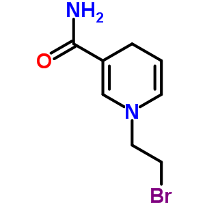 3-Pyridinecarboxamide,1-(2-bromoethyl)-1,4-dihydro- Structure,90002-51-0Structure