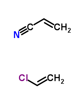 2-Propenenitrile polymer with chloroethene Structure,9003-00-3Structure