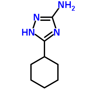 5-Cyclohexyl-2H-[1,2,4]triazol-3-ylamine Structure,90111-72-1Structure