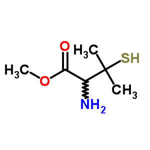 Methyl 2-amino-3-methyl-3-sulfanyl-butanoate Structure,90128-96-4Structure