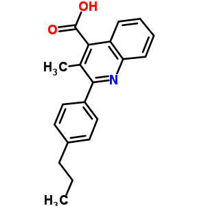 3-Methyl-2-(4-propylphenyl)quinoline-4-carboxylic acid Structure,901555-88-2Structure