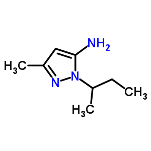 1-Sec-butyl-3-methyl-1h-pyrazol-5-amine Structure,90206-23-8Structure